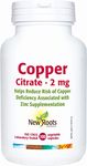 New Roots Herbal - Copper Citrate 2mg, 100 Capsules - Helps to Form Red Blood Cells - Helps to Prevent Copper Deficiency - Mineral Supplement