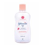 Johnson's Non-Sticky Baby Oil with Vitamin E for Easy Spread and Massage (Clear, 500ml)