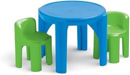 Little Tikes Bright 'n Bold Table & Chairs, Green/Blue