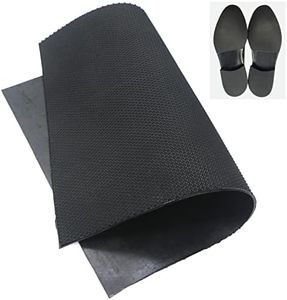 DUTWROY Resistant Sole Sheet 2.2MM Heel Repair Pad Rubber Sole Pad Black Shoes Bottom Repairing Material for Women Men Shoes