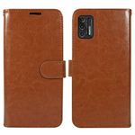 ZASE Design for Motorola G Stylus (2021) Wallet Phone Case Professional Pouch Slim Flip Folio PU Leather Magnetic Closure w/Kickstand Card Slot Strap Moto G Stylus 2021 6.8-inch (Luxury Brown)