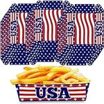 American Flag Paper Food Trays | (5