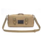 HOUSON Tactical Molle Pouch, Multifunctional Admin Pouch Medical EDC EMT Utility Tool Bag Pouch Belt Bags for Magazines, Map Small Tools Khaki
