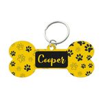 Gifts Bucket Dog Tag Collar Locket/Pendant for Dogs & Puppy Pet Tags Name, 1 Count - Cooper | Dog Bone Shape Puppy Dog Tags