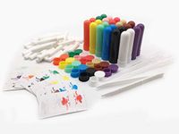 zison 24 Empty Nasal Inhaler Tubes (With Wicks) In 12 Colors, 12 Extra Wicks,36 Writable Stickers, 2 Mini Droppers And 1 tweezer