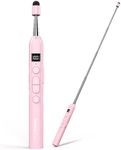 Norwii N21 Bluetooth Presentation Clicker with Telescopic Teaching Pointer, Presentation Remote with Retractable Stick for PowerPiont, Wireless Presenter, Slide Advancer - Pink