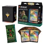 Magic: The Gathering The Lord of The Rings: Tales of Middle-Earth Commander Deck - Riders of Rohan (100-Card Deck, 2-Card Collector Booster Sample Pack + Accessories)