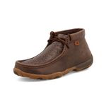 Twisted X Women’s Chukka Driving Moc, Brown/Brown Print, 8