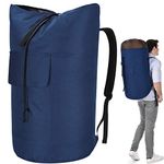 Laundry Bag Backpack Extra Large, 115L Laundry Backpack with Padded Shoulder Strap, Sturdy Travel Laundry Bag, Hanging laundry bag for College Dorm, Apartment, Durable Laundry Backpack Bag for Student