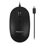 Macally Wired USB C Mouse for Mac a