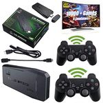 2023 GameStick Lite Retro Video Games Console, N-Game Stick, Nostalgia Stick Game Wireless Retro Gaming Console Built-in 20000+ Classic Games 4K HD HDMI 9 Emulators Plug & Play Video Game (32G)