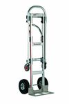 Magline GMK81UA4 Gemini Sr Convertible Hand Truck, Pneumatic Wheels, 500 lbs Load Capacity, 61" Height, 55-3/4" Length x 21" Width