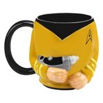 Vandor 55973 Star Trek Captain Kirk 18 oz. Sculpted Ceramic Mug