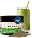 Live Conscious Beyond Greens Superfood Powder - Delicious Debloating Super Greens Powder - Matcha Greens Blend w/Chlorella, Echinacea, Probiotics for Immune Support & Energy