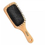 Vega Premium Collection Wooden Paddle Hair Brush(India No.1* Hair Brush Brand) for Men & Women, (E2-PB)