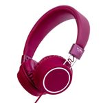 Olyre Kids Headphones Wired for School with Microphone, Lightweight Foldable Wired Headphones for School Age Kids with in-Line Control for Boys and Girls for Tablet Chromebooks ipad Red