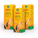 Ikin Papaya Hair Remover Cream For Sensitive Skin - Bikini Hair Removal Cream For Women & Girls (Pack of 3 (60gm X 3))