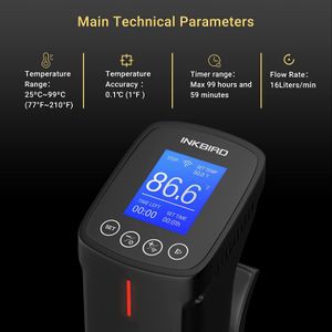 Inkbird WiFi Sous Vide Cooker – ISV-100W Precision Immersion Circulator
