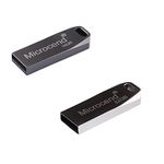 Microcend 16gb & 32gb 3.0 USB Pen Drive/Flash Drive with Metal Body External Storage Device (Color-Black) (Set of 2)