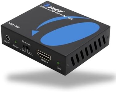 4K Audio Extractor HDMI by OREI, UltraHD 4K @ 60Hz 18G HDMI 2.0 Audio Converter SPDIF + 3.5mm Output HDCP 2.2 - Dolby Digital/DTS Passthrough CEC, HDR, Dolby Vision, HDR10 Support (HDA-912)