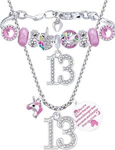 13th Birthday,13th Birthday Gifts for Girls,13 Years Old Birthday Bracelet,13th Birthday Necklace,13 Years Old Birthday Jewelry for Girls,13th Birthday Girls,13 Year Old Girl Birthday Gifts,13th Bday