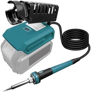 Soldering Iron Station Compatible with Makita18V BL1830 BL1840 BL1850 BL1860 BL1840B BL1850B BL1860B BL1820 Battery, Cordless Soldering Iron Station Tool for DIY Wire Welding (Battery NOT Included)