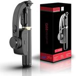 WeFly Q08 Gimbal Stabilizer for Smartphone with Extendable Bluetooth Selfie Stick and Tripod, Multifunction Remote 360 Degree Automatic Rotation, for iPhone/Android