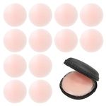 NITAIUN 6 Pairs Reusable Silicone Nipple Covers with Storage Bag Bra Breast Petals Adhesive Breast Pads Invisible Ultrathin 6.5cm Round Breast Petals for Women Nipple Pads for Party Dress (Pink)