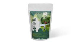 GreenfieldEco 100% Organic Lawn Mix for Lush Green lawns, Gardens, Golf Courses, Sports Fields and Turf Grass, 1.8 kg