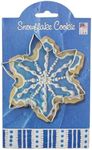 Ann Clark Cookie Cutters Snowflake Cookie Cutter 4.25" with Recipe Card, Made in USA