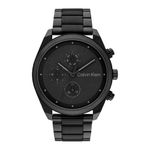 Calvin Klein Analogue Multifunction Quartz Watch for Men Impact Collection with Black Stainless Steel Bracelet - 25200359