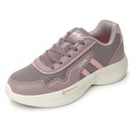 Campus Women's Hall Mauve/B.Pink Walking Shoes - 6UK/India 22G-1187