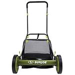 Sun Joe MJ501M Mow Joe 18-Inch Manual Reel Mower with Grass Catcher