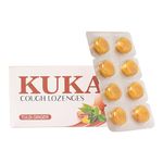 Multani Kuka Cough Lozenges | Tulsi-Ginger (8 x 6) Ayurvedic Tulsi Drops | Relief From Cough, Sore Throat & Other Throat Problems | Ayurvedic Cough Relief Products | Tulsi-Ginger (48 Lozenges)