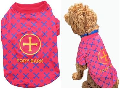 Everything Chic Dog T Shirt Tee Small Dogs Halloween Costume Pet Cat Puppy Chihuahua Clothes Boy Girl (Tory Bark, Medium)