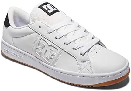 DC Shoes Striker Zapato, Multicolor (White/Black/Gum), 41 para Hombre