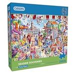 Seaside Souvenirs 250XL Piece Jigsaw Puzzle | Nostalgic Jigsaw Puzzle| Extra Large Piece Jigsaw Puzzle for Adults | Premium 100% Recycled Board | Great Gift for Adults | Gibsons Games