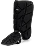 Beutyal Batter's Leg Guards, Baseball Softball Leg Foot Guard with Adjustable Straps for Youth