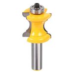 Bestgle Bullnose Bead Column Face Molding Router Bit Woodworking Milling Cutter Tools, 1/2-Inch Shank