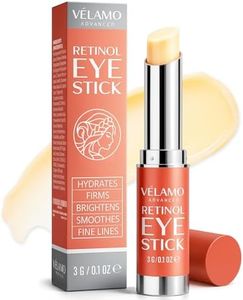 VELAMO ADVANCED Retinol Eye Balm Stick with Bakuchiol: Under Eye Cream for Dark Circles and Puffiness - Anti Aging Reduces Fine Lines Wrinkles Under Eye Bags in 4-8 Weeks 0.1 OZ/3g
