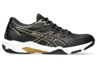 ASICS Mens Gel-Rocket 11 Black/Pure Gold Badminton Shoes - 9 UK (1071A091.004)