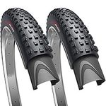 Fincci Pair 27.5 x 2.35 Inch Foldable Tyre 60-584 Tyres for Road Mountain MTB Mud Dirt Offroad Bike Bicycle (Pack of 2)