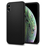 Spigen Liquid Air Back Cover Case Compatible with iPhone Xs/X (TPU | Matte Black)