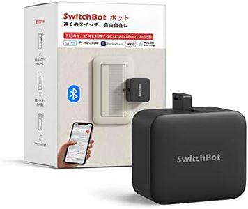 SwitchBot smart switch button with timer app controlled wifi switch DIY tools (with a Hub compatible with Alexa Google Home IFTTT)