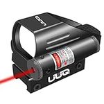 UUQ Tactical Holographic Red/Green Reflex Scope Sight 4 Reticles W/ RED Laser ( 12 Month Warranty)