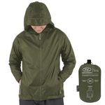 Highlander Men’s Waterproof Jacket - Stow & Go Packaway Jacket - Ultimate Waterproof Protection, Lightweight & Breathable, Perfect for Everyday and Outdoor Adventures