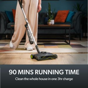Gtech SW22 Lithium Power Sweeper – 7.4V Motor, 90-Min Runtime