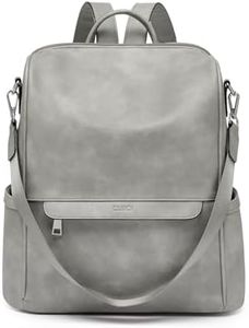CLUCI Backpack Purse for Women Backpack Purse Black Leather Anti-theft Large Fashion Designer Travel Bag Ladies Shoulder Bags