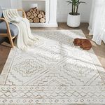 jinchan Area Rug 4x6 Washable Rug I