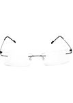 I-CARE OPTICALS Power Rimless Reading Glasses For Men Women Computer Mobile Anti Blue Light Automatic Protection Filter Uv Rays Near Vision Lightweight Unisex Specs power + 1.00 to 3.00(Black, 1.25)